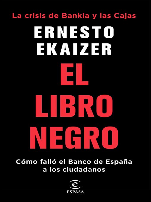 Title details for El libro negro by Ernesto Ekaizer - Available